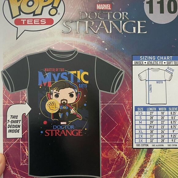Pop Tees Marvel T-Shirt Doctor Strange - Picture 1 of 3